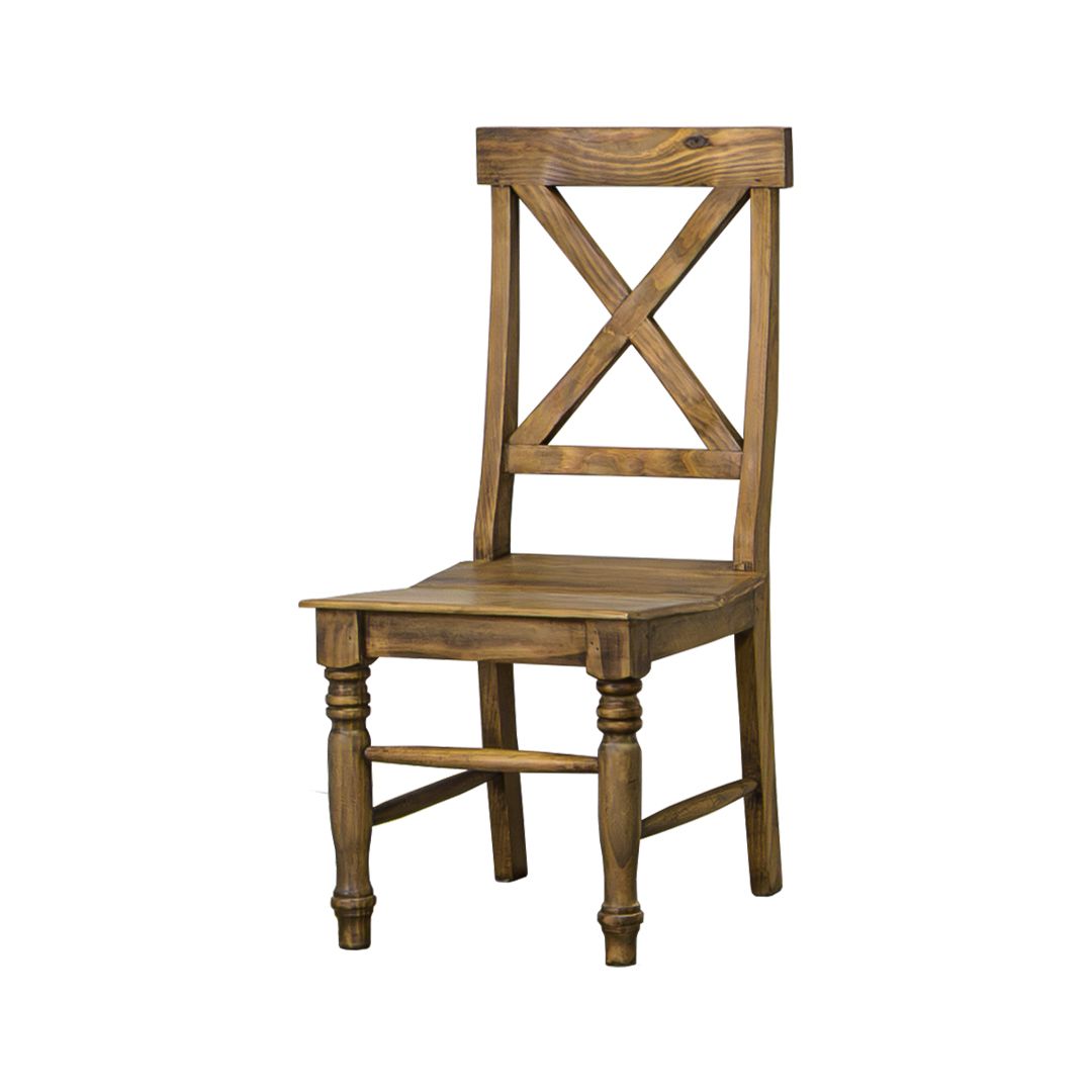 SAVANNAH X BACK CHAIR - WHEAT