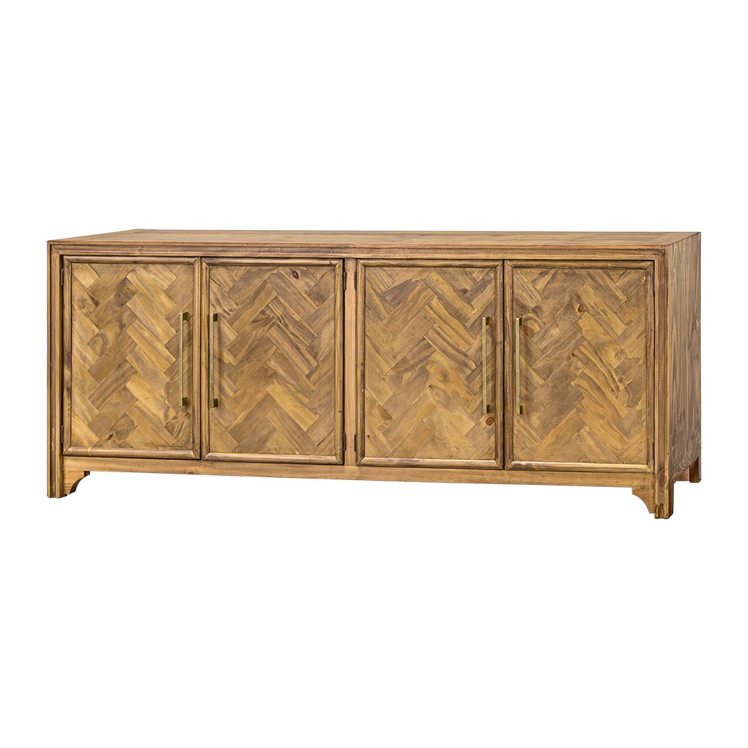 DALLAS LARGE 4 DOOR CONSOLE - WHEAT