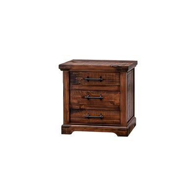 CLEVELAND NIGHTSTAND - AMBER BROWN CLEVELAND NIGHTSTAND - AMBER BROWN