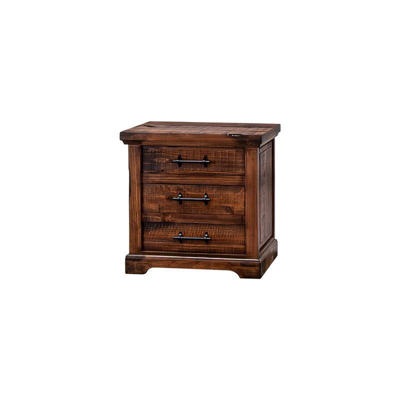 CLEVELAND NIGHTSTAND -  AMBER BROWN