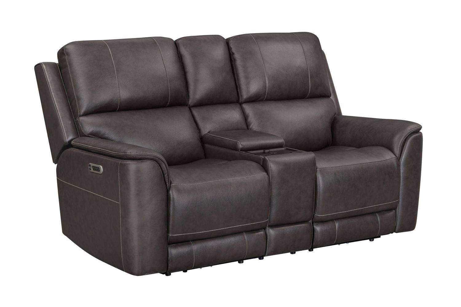 EASTON POWER ZERO GRAVITY TILT CONSOLE LOVESEAT - STEAMBOAT BROWN