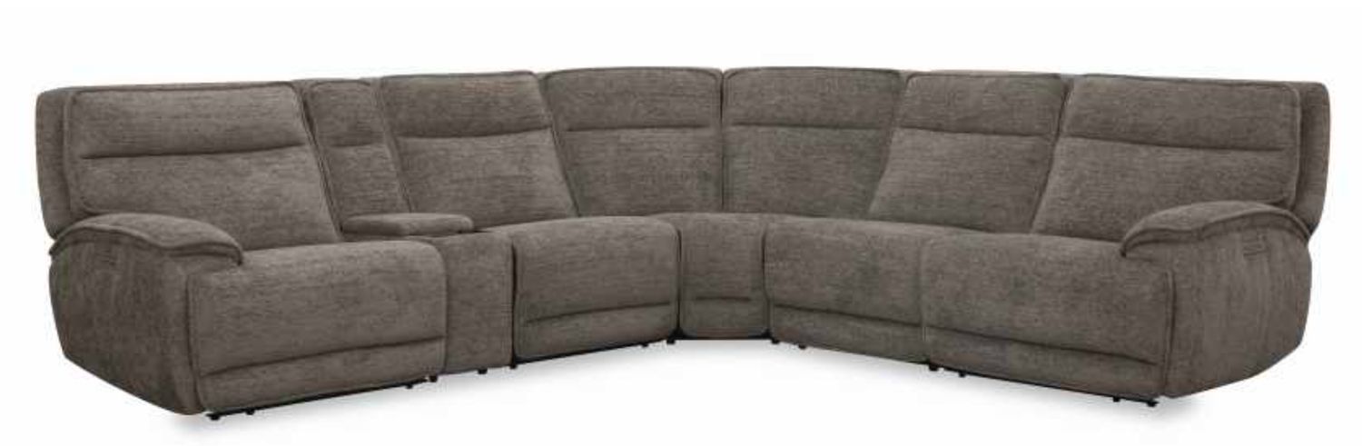 6PC ZERO GRAVITY POWER RECLINING SECTIONAL - SAHARA STONE