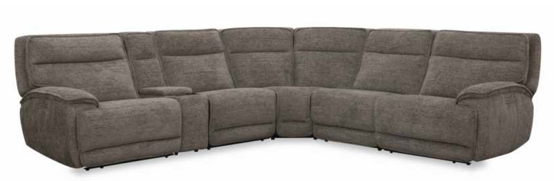 6PC ZERO GRAVITY POWER RECLINING SECTIONAL - SAHARA STONE