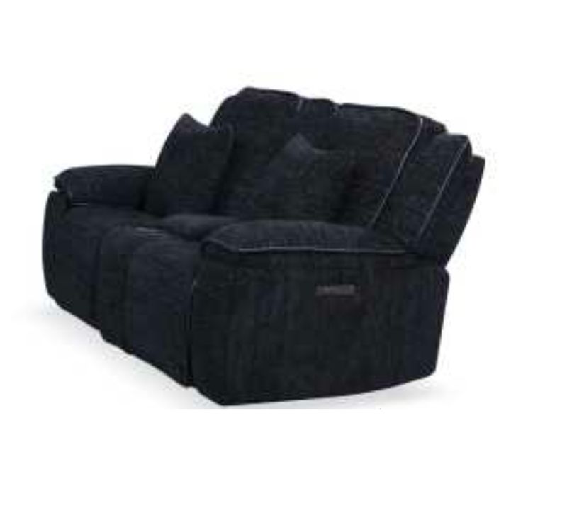 POWER RECLINING CONSOLE LOVESEAT W/ HEADREST - SAHARA EBONY