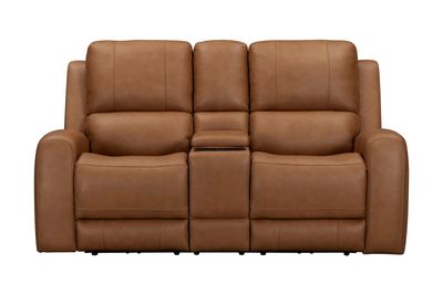 BELMONT Power Zero Gravity Tilt Console Loveseat - LYRIC CARAMEL