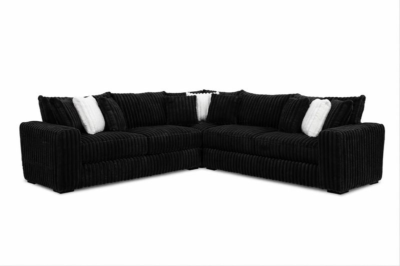 MONDO MONSTER BLACK 3PC SECTIONAL