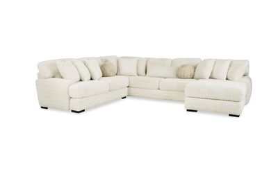 Doodle Ivory 3PC SECTIONAL w/ RAF CHAISE