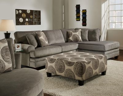 GROOVY SMOKE 2PC SECTIONAL