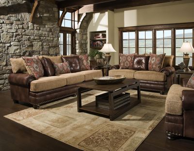 YELLOWSTONE CHOCOLATE LOVESEAT
