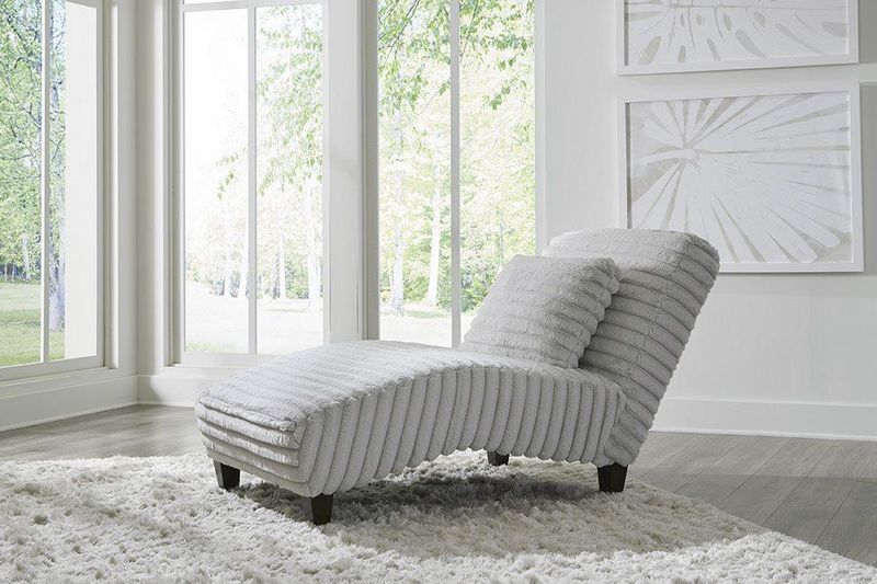 MONDO GREY CHAISE LOUNGE