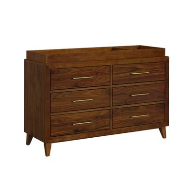 Malia Dresser and Changing Topper - Walnut