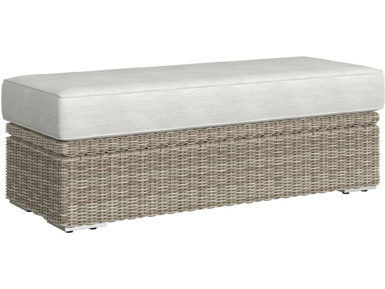 Carmona Ottoman - Natural and Olefin Beige