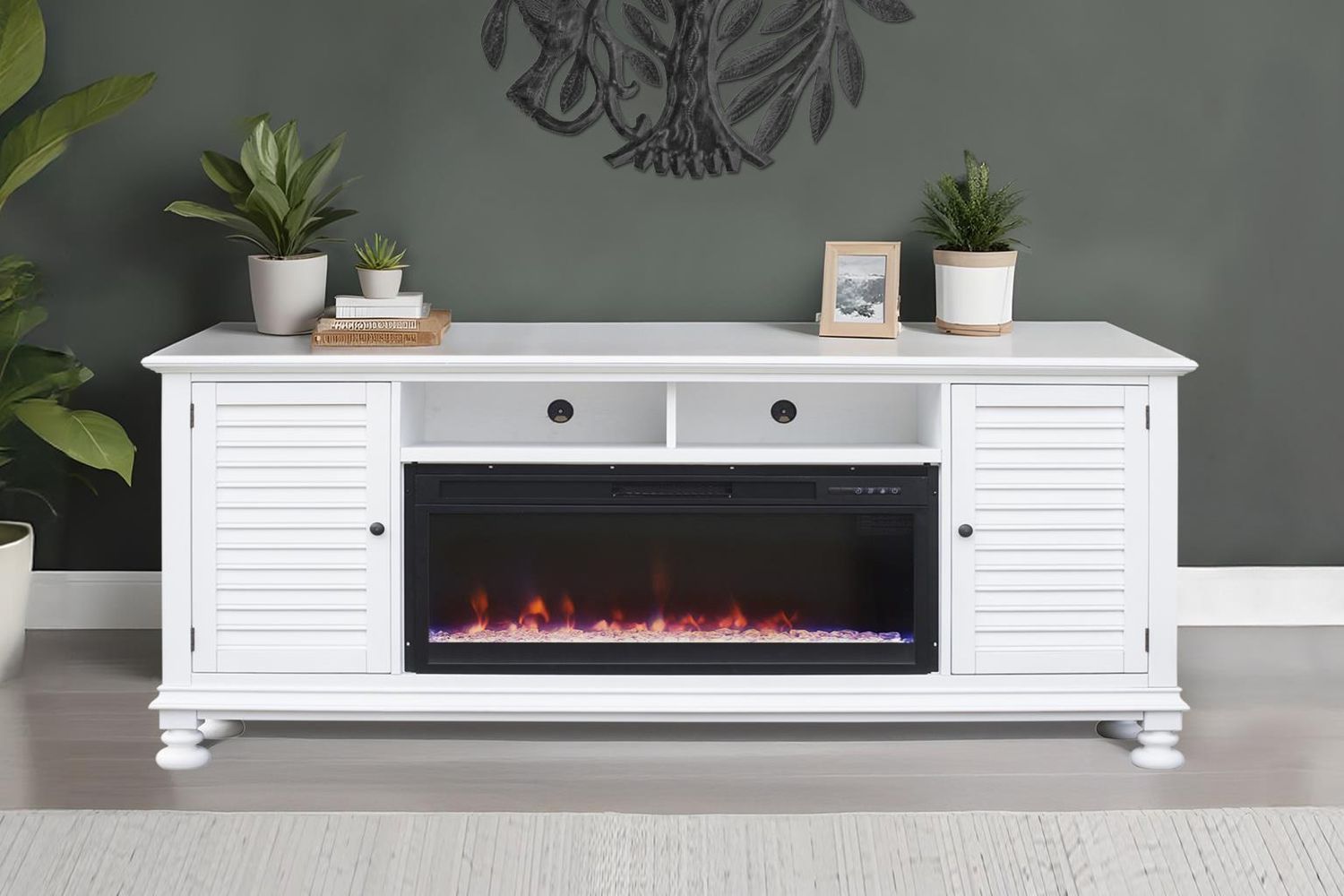 Coastal Cove Fireplace Cabinet