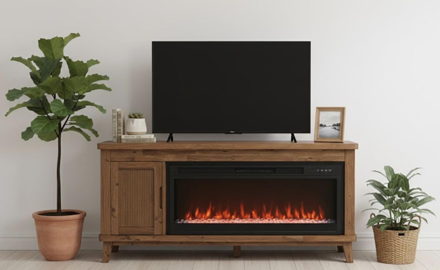 Oakcrest Fireplace Cabinet