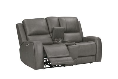 BELMONT Power Zero Gravity Tilt Console Loveseat - AUTUMN FOG