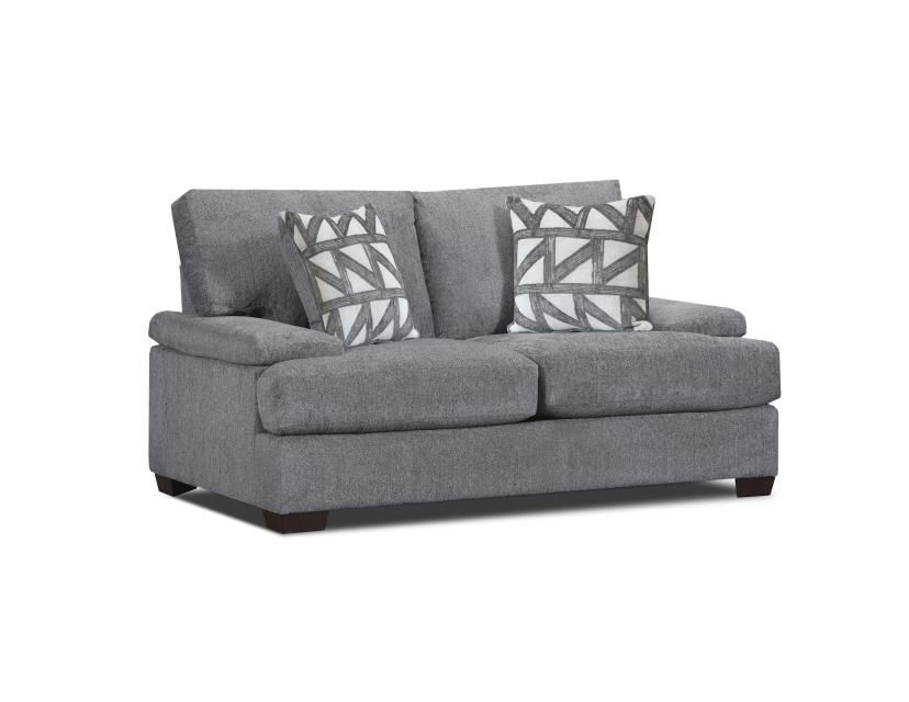 VEGA CHARCOAL LOVESEAT