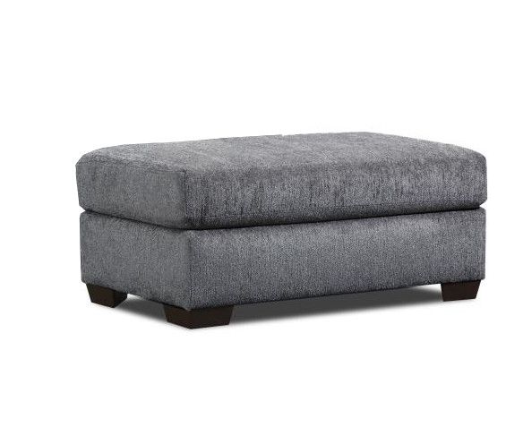 VEGA CHARCOAL OTTOMAN