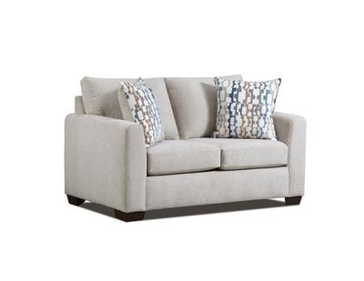 FRANZ PARCHMENT LOVESEAT
