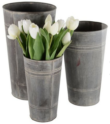 Zinc Florist Bucket