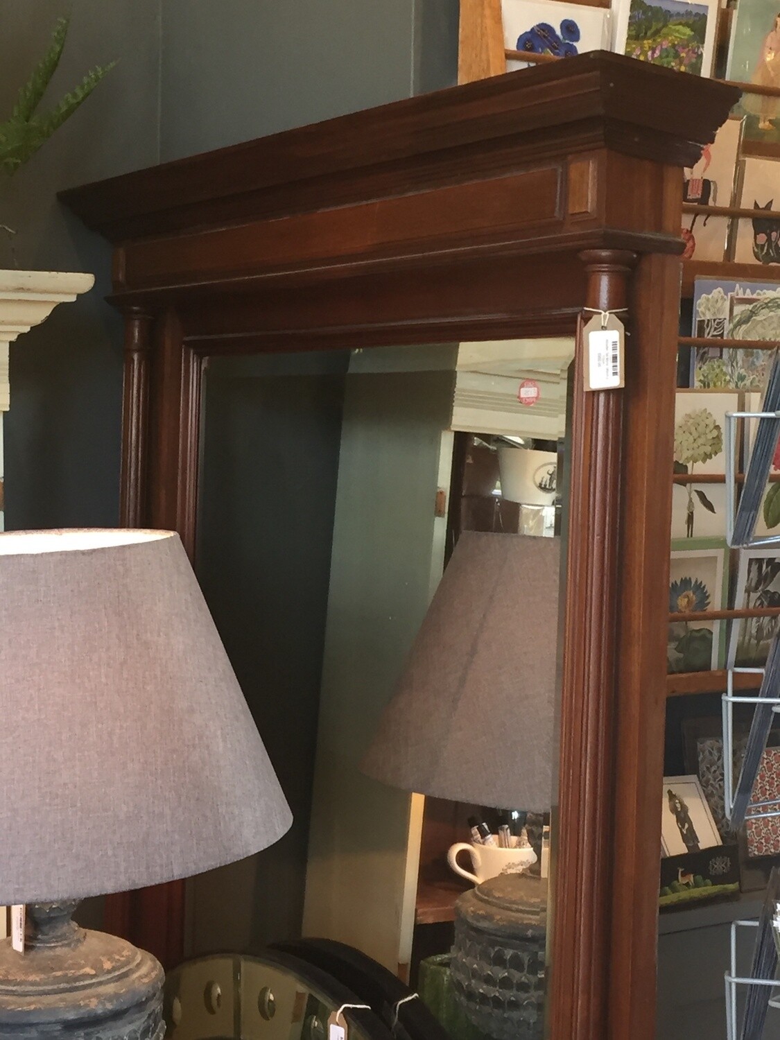 Vintage Tall Painted Mirror 189x115cm  TC12