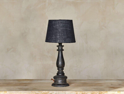 Candlestick Crackle Lamp Base