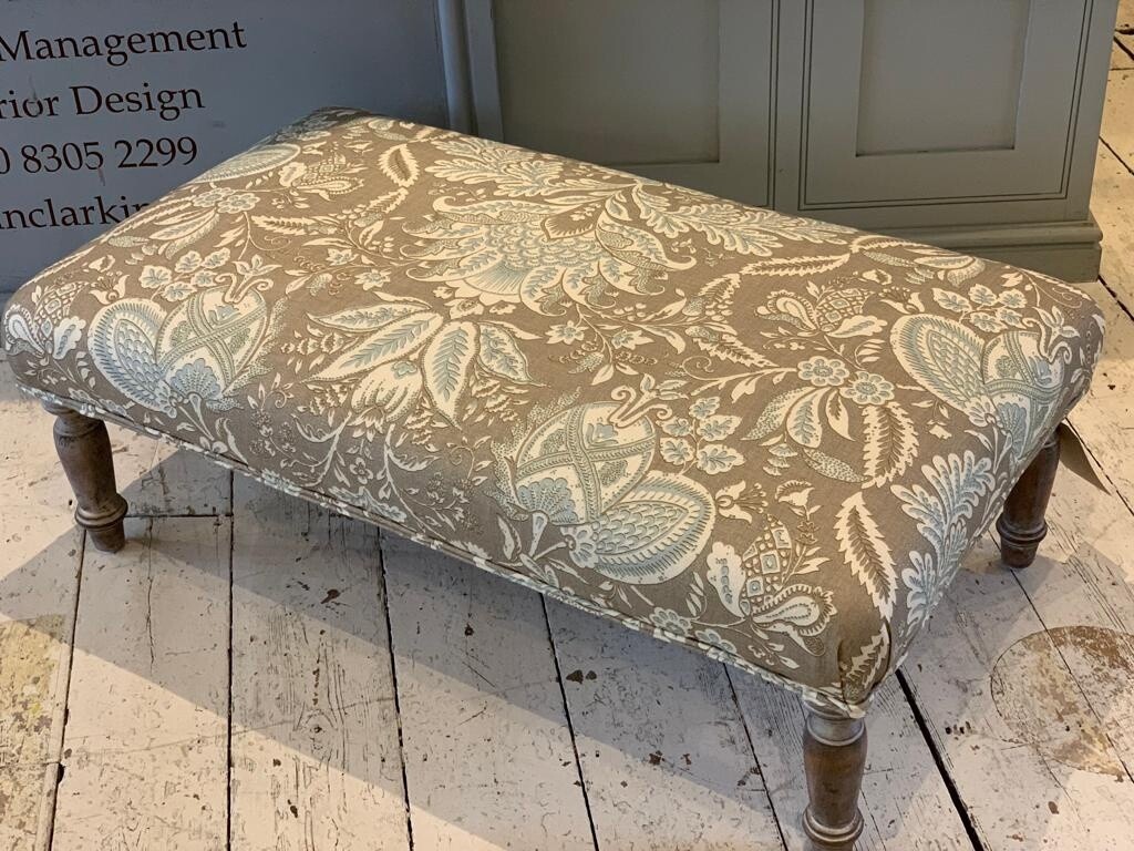 Lewis &amp; Wood Upholstered Footstool