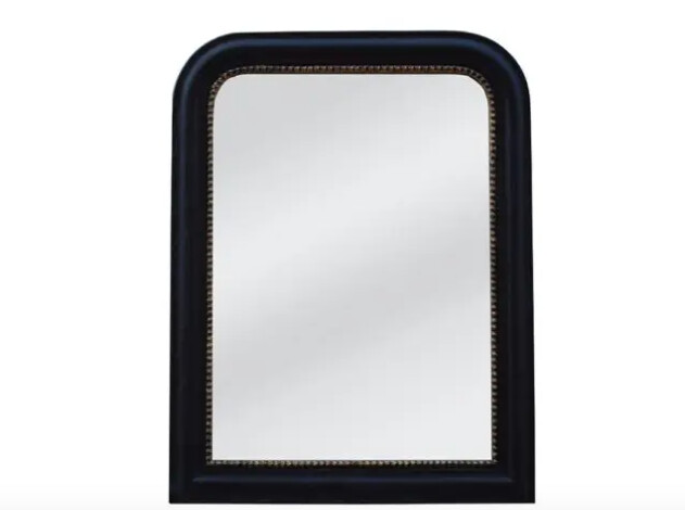 Black Mirror with Gold Rim 61x92cm
