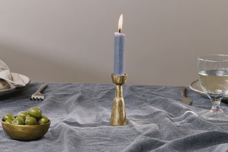 Brushed Gold Jahi Candlestick