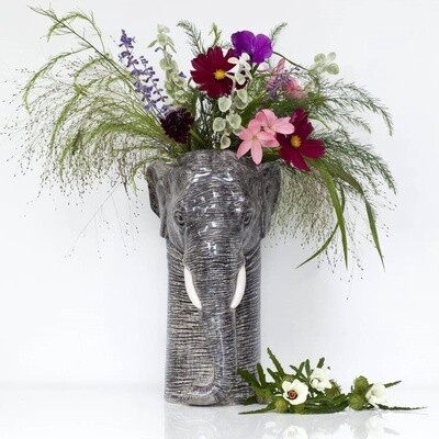 Quail Animal Flower Vase/White Faced Suffolk Sheep