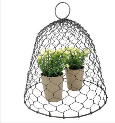 Large Garden Cloche Zinc