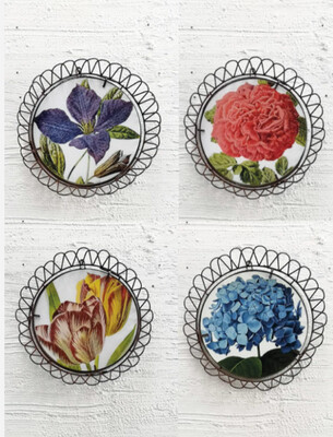 Wire Pot Stands Flora