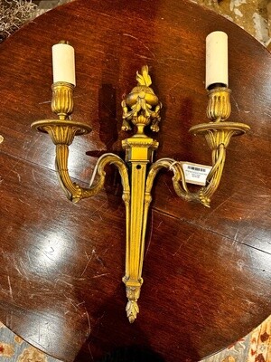 SR Brass Antique French Wall Light