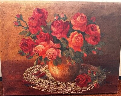 Vintage Rose Painting