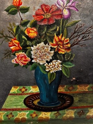 Vintage Flower Painting