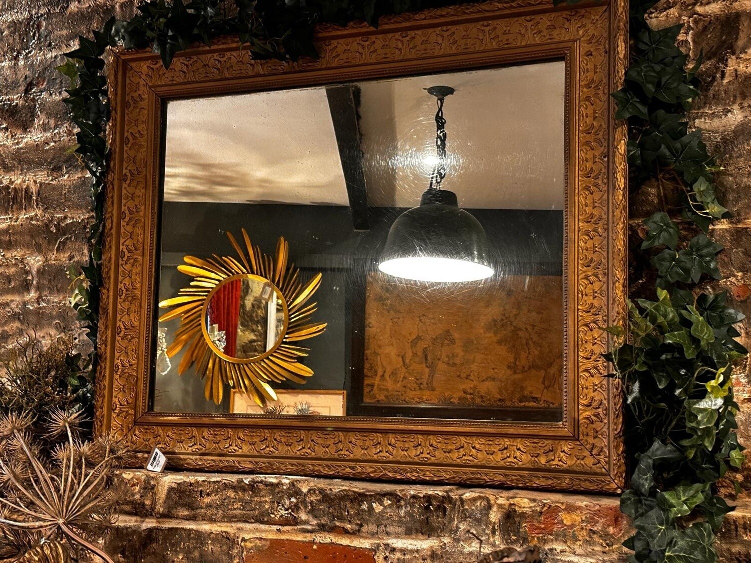 Vintage Gilt Framed Mirror