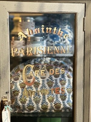 Vintage Painted display cabinet