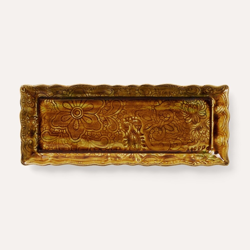 Sthal Tray Dish/Pineapple