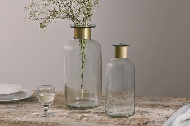 Small Chara Hammered Bottle