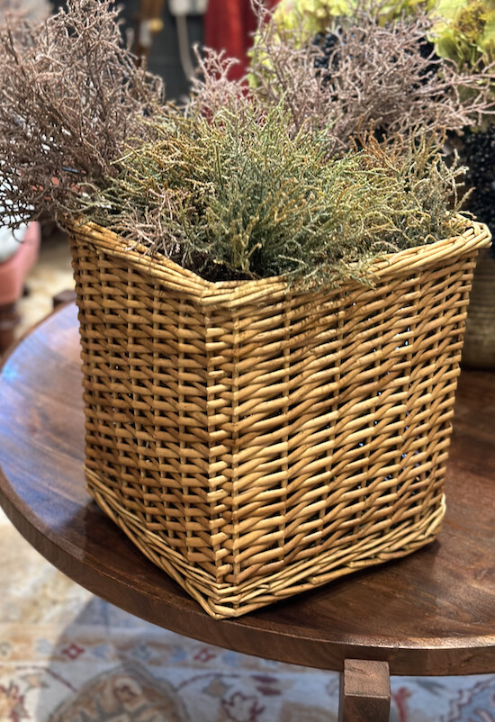 Vintage Cane Basket