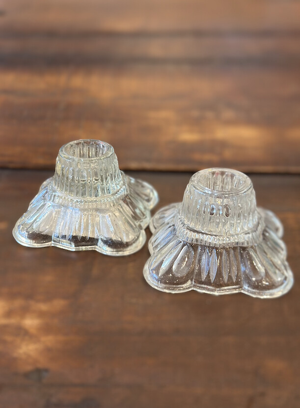 Small Glass Candle Holder