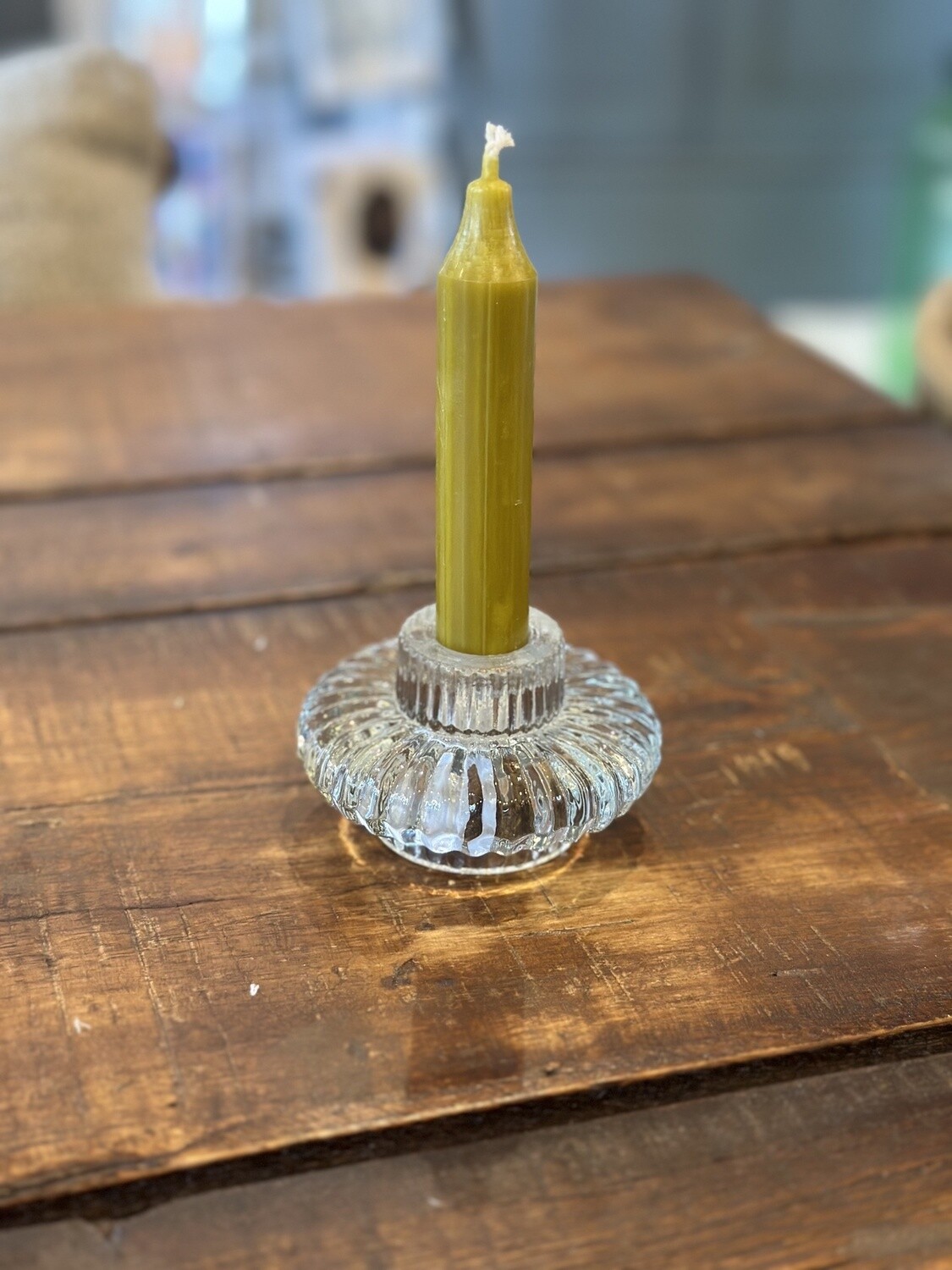 Glass Dua Candle Holder