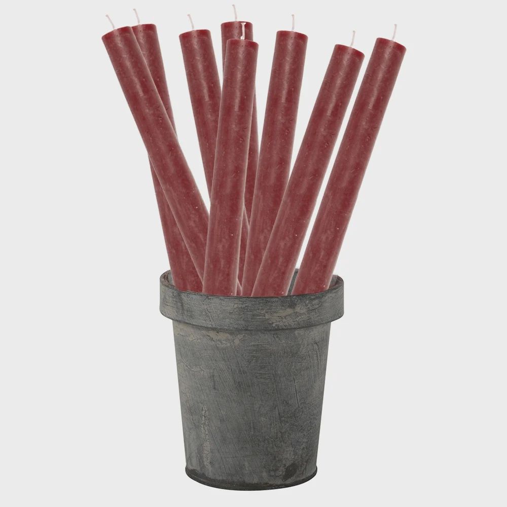G I Rustic Dinner Candle/Plum