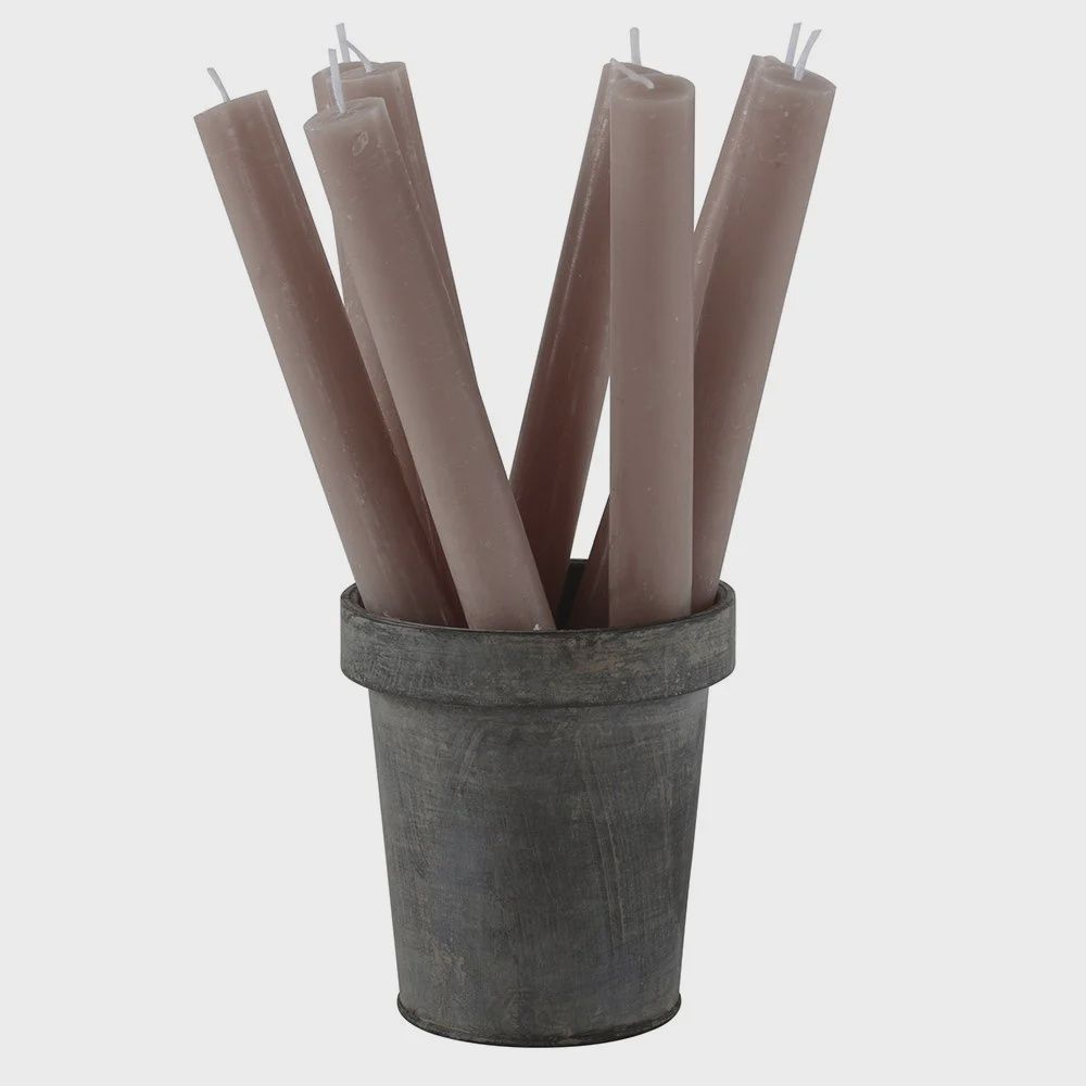 G I Rustic Dinner Candle/Latte