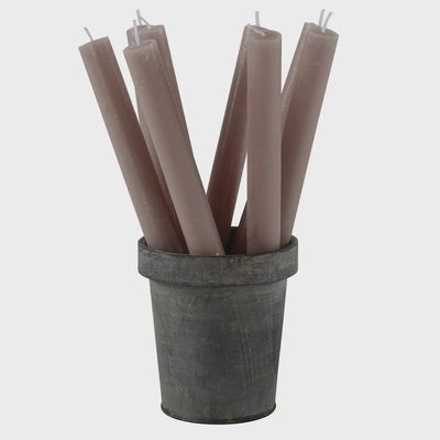 G I Rustic Dinner Candle/Latte
