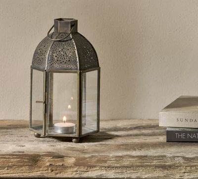 Sabra Lantern/Aged Antique