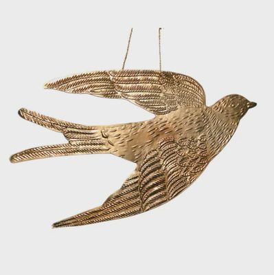 Antique Gold Swallow Decoration/Large