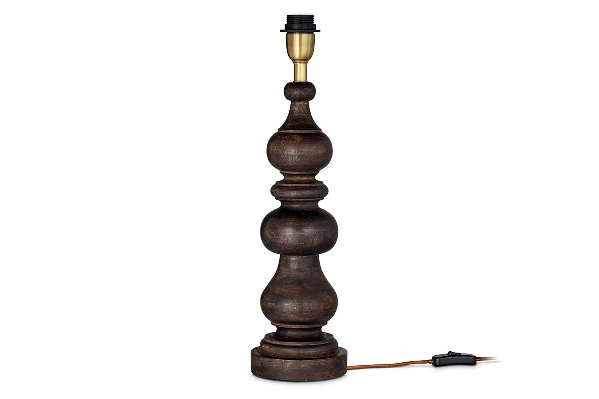 Manua Wood Table Lamp Base