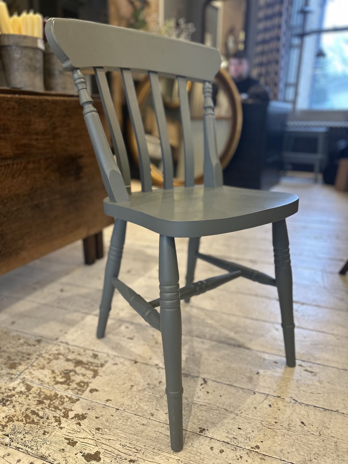 Painted Beech Slat Chair