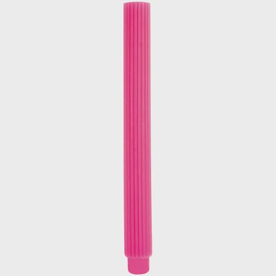G I Scalloped Dinner Candle/ Fuchsia