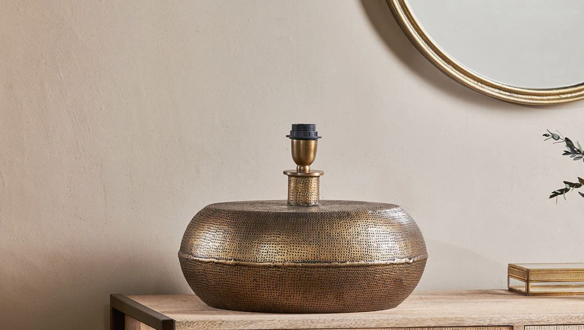 Lumbu Lamp- Antique Brass/Small